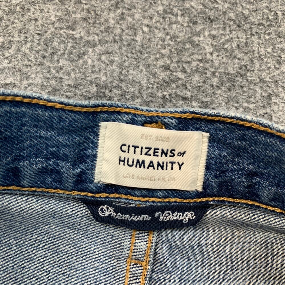 Citizens Of Humanity Shorts Womens 25 Denim Marlow Vintage Fit Cutoff Button Fly - Picture 7 of 12